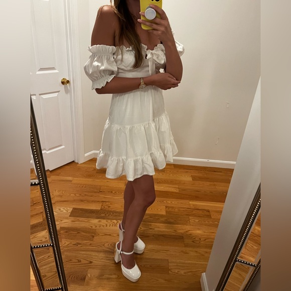 Alamour the label white mini dress - Picture 4 of 11